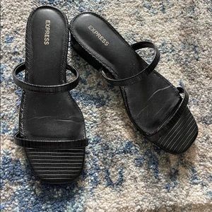 Express Black Sandals